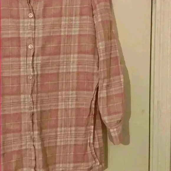 BCBGeneration plaid tunic top - Picture 5 of 6